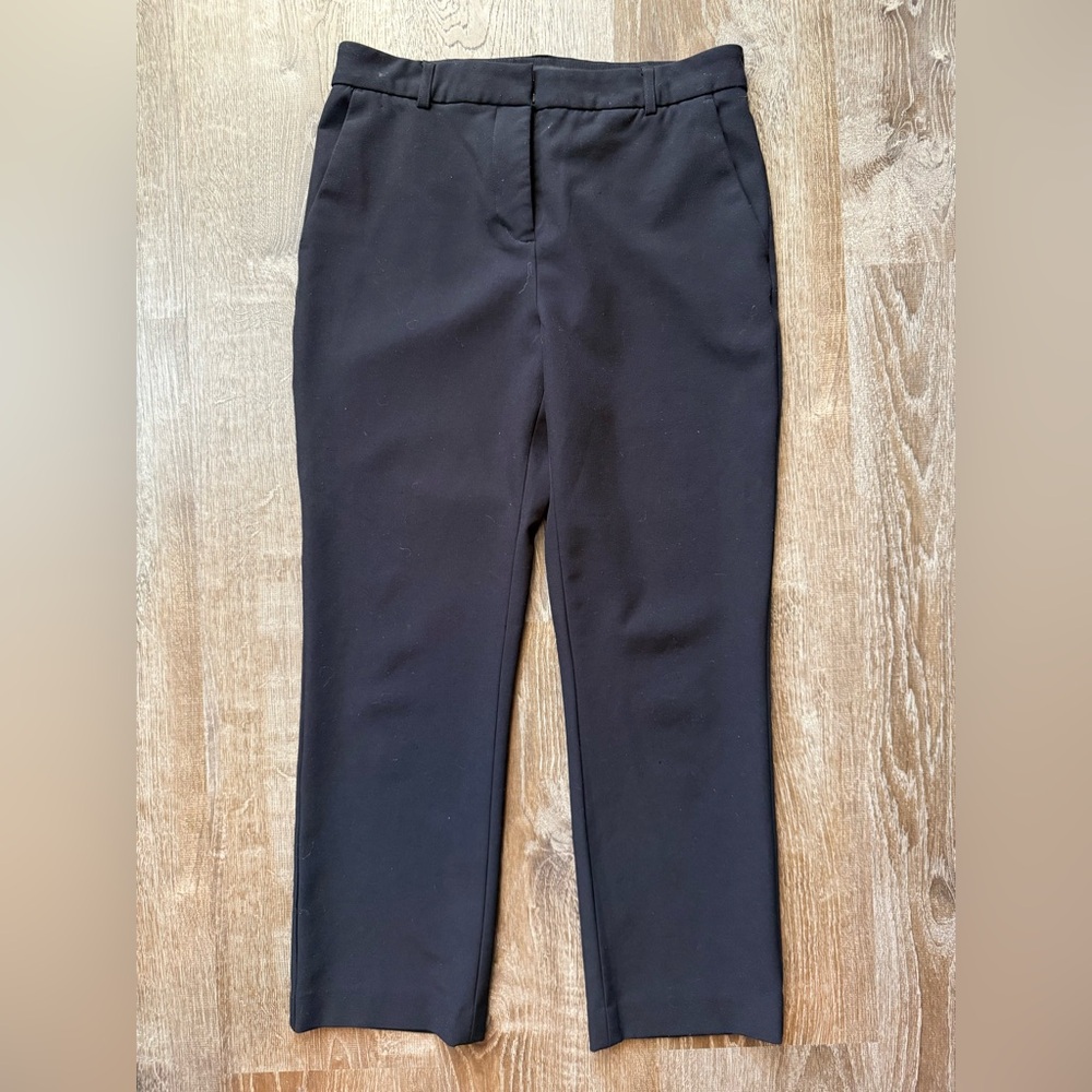 Express Women's Elegant Black Straight Ankle Pants